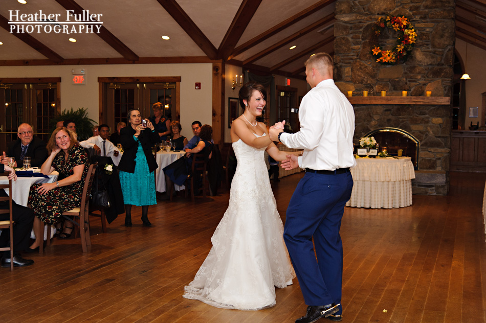 Bride Groom First Dance Zukas Hilltop Barn Winter Wedding