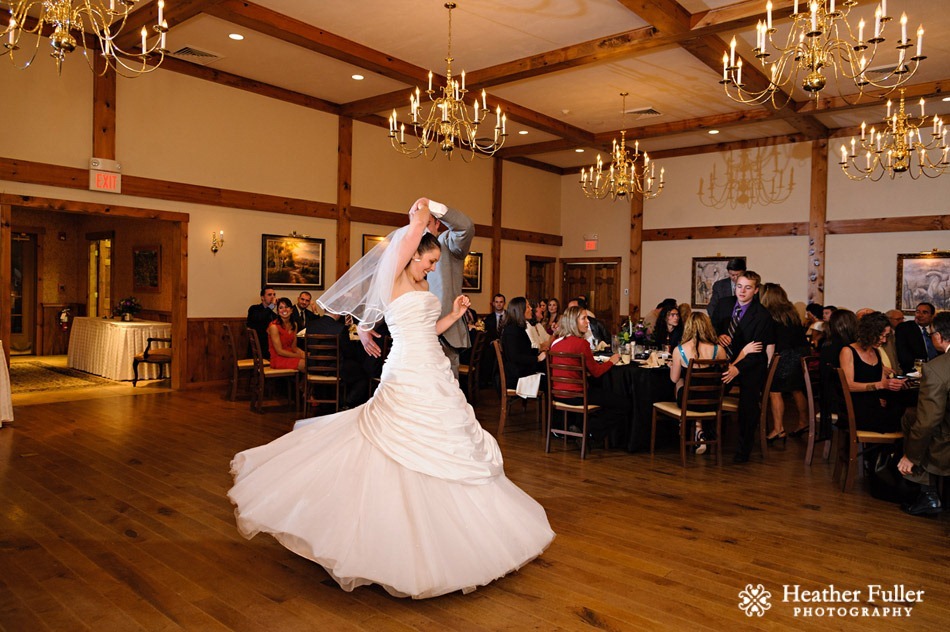 bride_groom_first_dance_indoor_fall_wedding_zukas_hilltop_barn_spencer_ma_photography